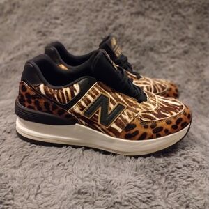 New Balance 574 Women’s Size 7 Leopard Print Sneakers NWOT